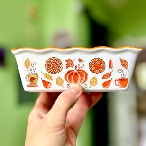 October Fall Festive Cute Thanksgiving Kitchen Bakery Baking Mini Loaf Pan